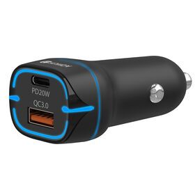 Factory supply factory price two usb the industry factory price usb 2 port wholesale usb c car charger 38w fast charging