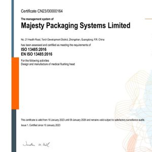 Exhilarating news! Majesty Achieves ISO 13485 Medical Devices Quality Management Systems Certification