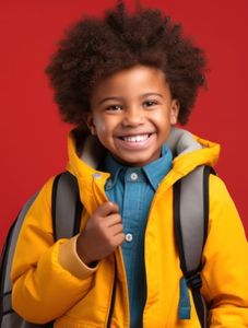 Kids' Yellow Puffer Jacket