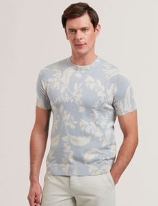 Short sleeve printed floral t-shirt