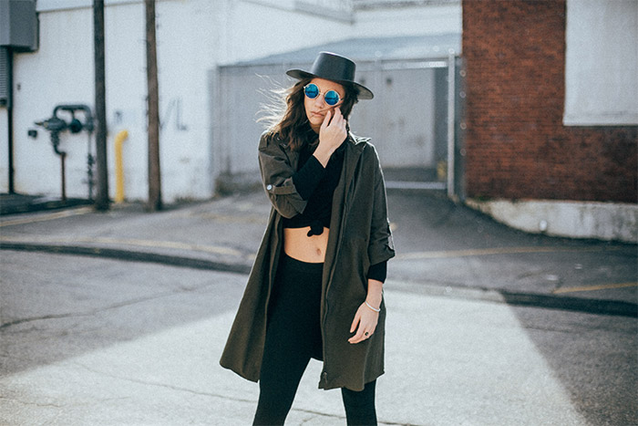 dresses, skirts, trousers, and blouses