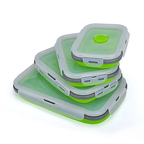 Baby Mess Tin Silicone Lunch-box for Food Storage Container