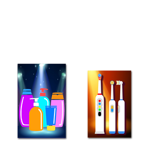 bath & beauty products, electronic toothbrushes and toy
