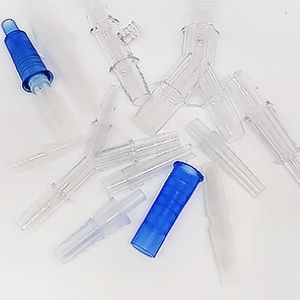 connectors, tube clamps, caps, spike assemblies
