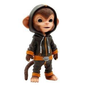 Custom Monkey Figure Toy Fashion Resin Statue