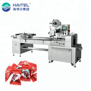 Automatic Horizontal Small Pillow Type Individual Toffee Candy Packaging Wrapping Machine Price