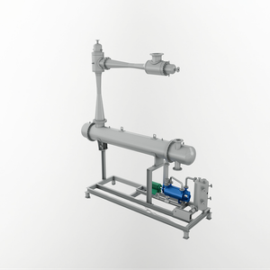 Combination of vacuum system of steam jet ejector and liquid ring vacuum pump
