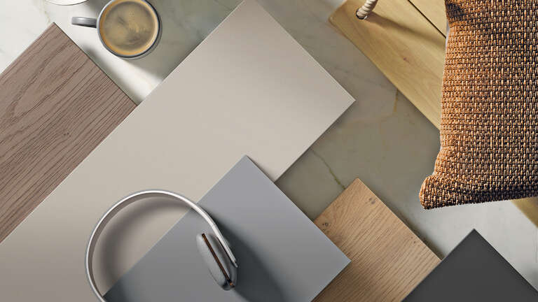 Wood-based panels and decorative surfaces