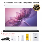 WJ120C Comix 120in 16:9 Motorized Floor standing Rising Projection Screen