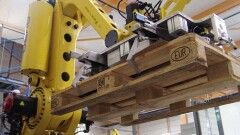 Flower robot palletizer