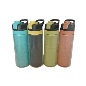 Stay Cool Mist Spray Double Wall Insulated BPA Free PP Bottle with Push Button Cap 550ml-Eco-Friendly for Hiking & Camping