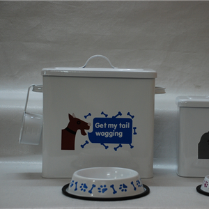 Pet Food Storage Containers and Bowls
