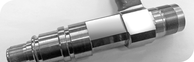 Precision-machined metal component