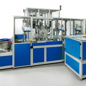 Fertigungszelle mit Rundtakttisch