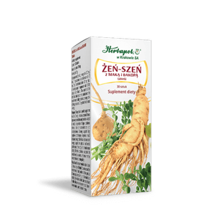 ŻEŃ-SZEŃ Z MAKĄ I BAKOPĄ (Ginseng with Maca and Bacopa)