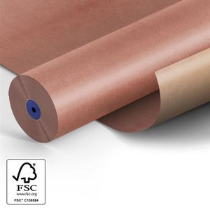 Paper 75cm br. kraft Fond Misty pink 210