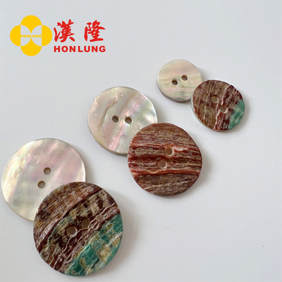 Shantou Honlung Button Dress Co., Ltd Natural Material Buttons (Shell and Wood/Stone-like)