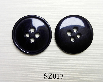 Black Four-Hole Buttons