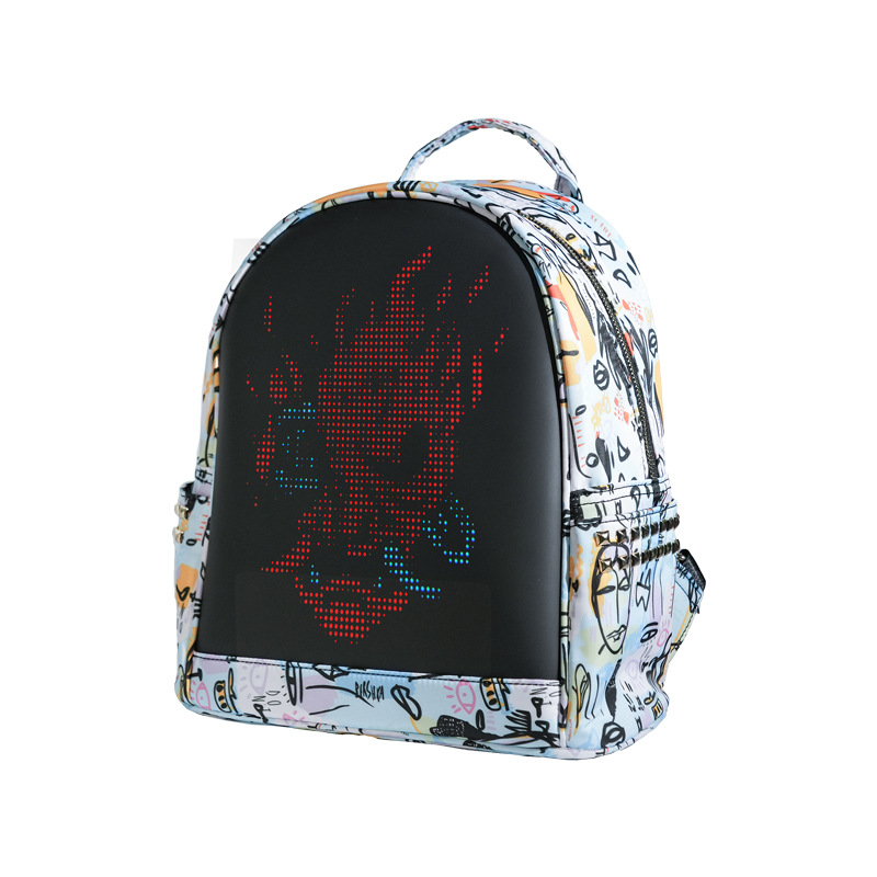 New Street Trend Waterproof Motorcycle LED Backpack