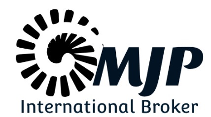 MJP-INTERNATIONAL BROKER logo