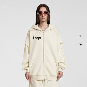 90988+90989 China Custom 450 Gsm Zip Up Hoodie Manufacturers