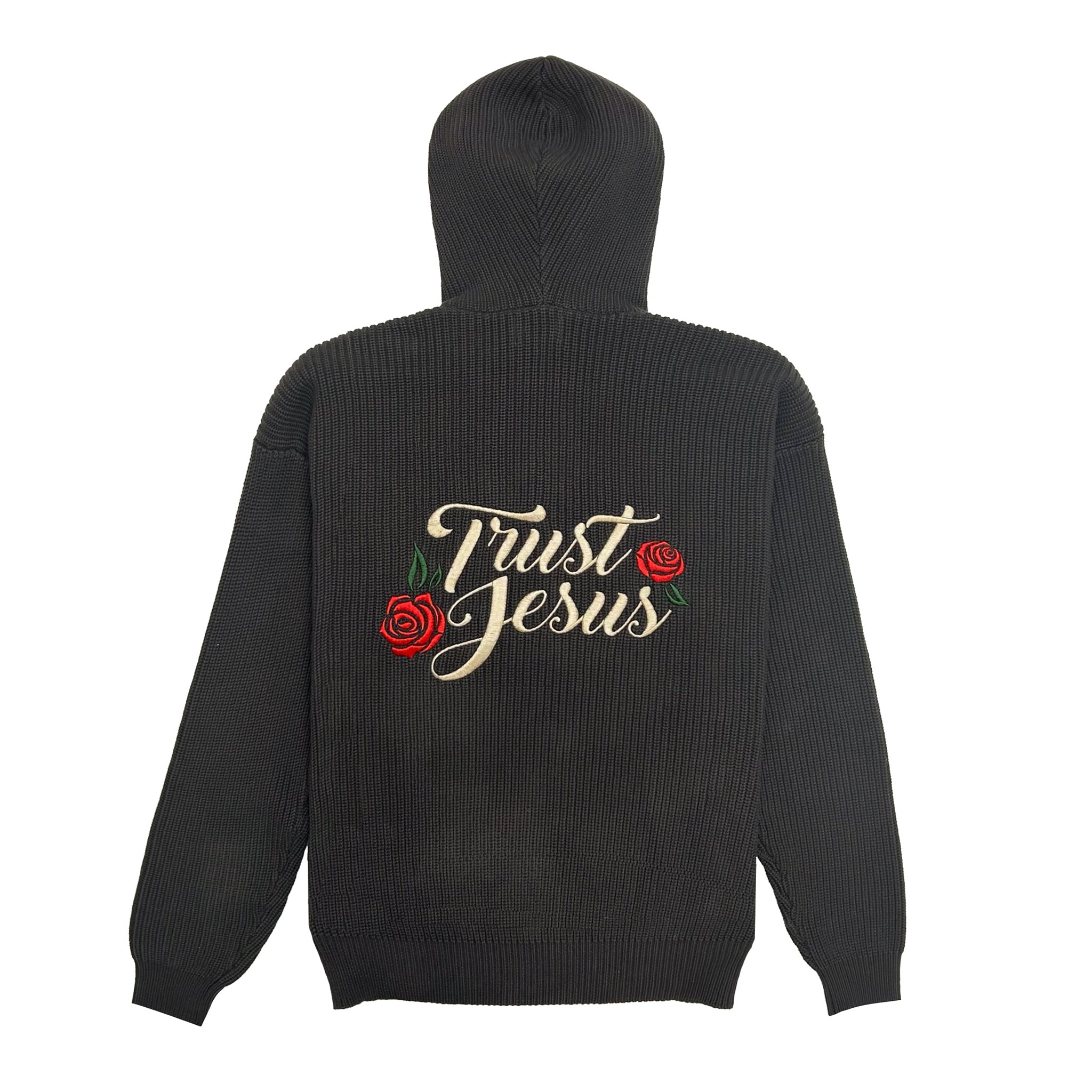 AOH - Modern Christian Apparel Chunky Knit Trust Jesus Hoodie