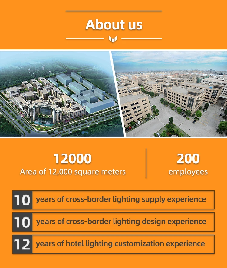 Zhongshan Baojiang Lighting Technology Co., Ltd. Hotel room lighting fixtures