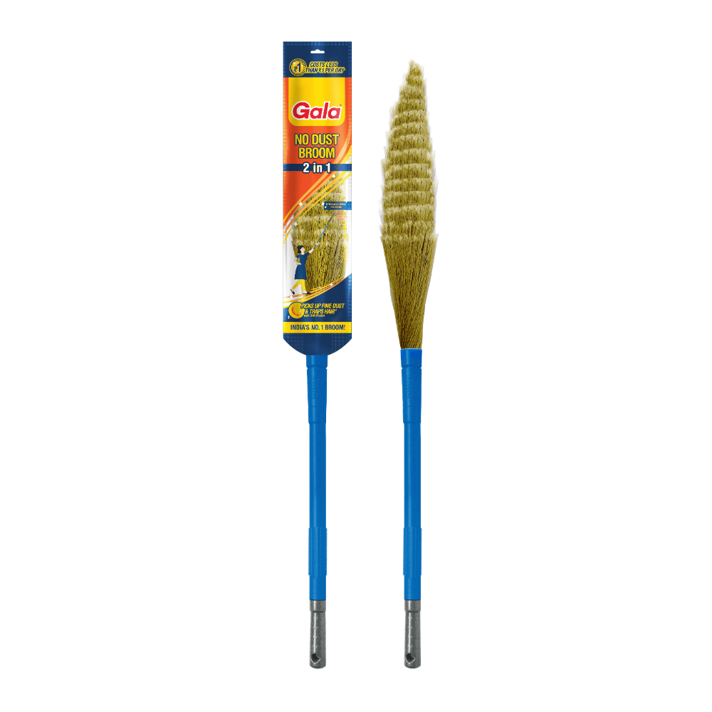 Gala 2 in 1 No Dust Broom