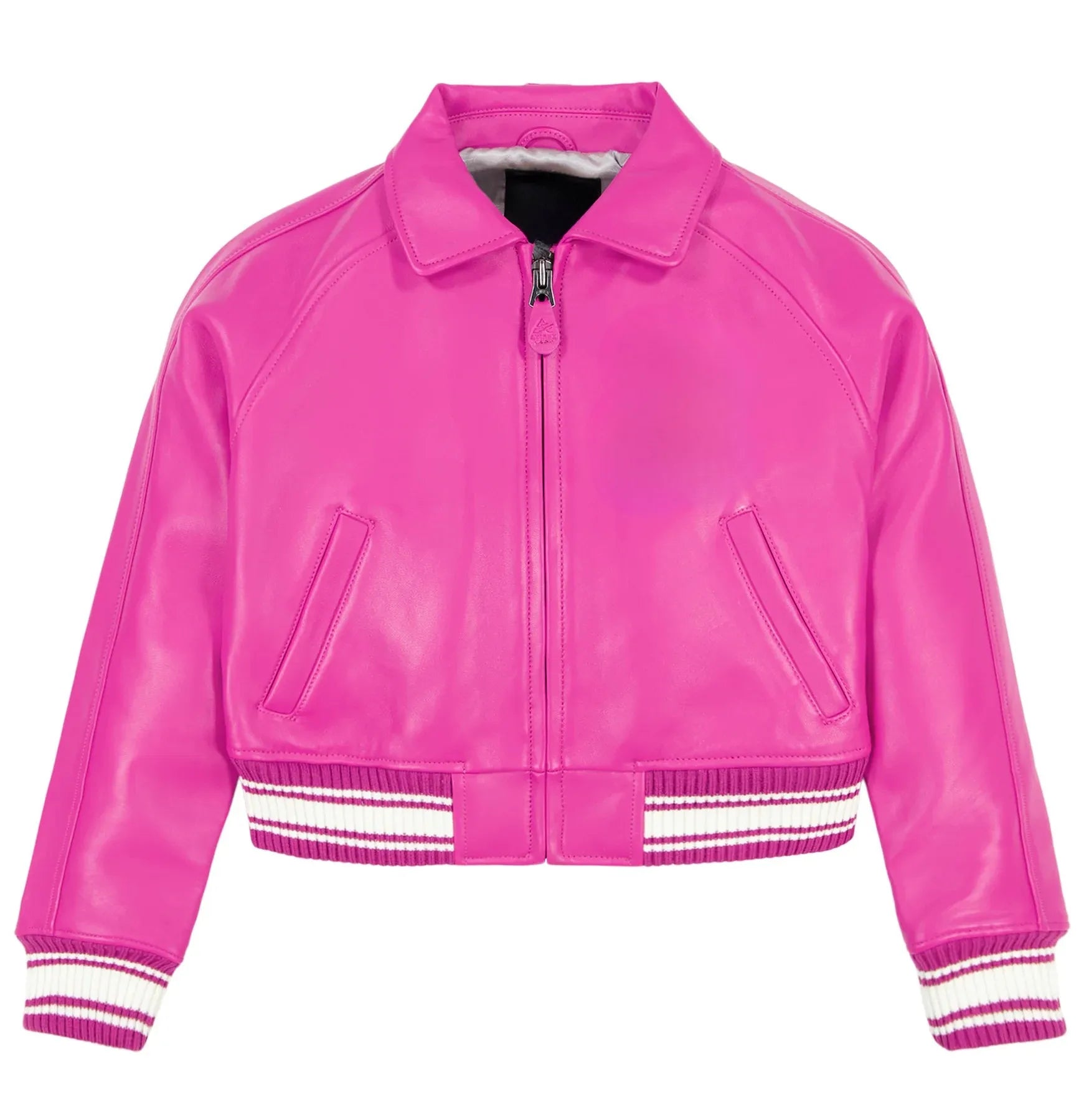 SKS Wholesales® Wholesale Women's Cropped Pink Avirex Jacket