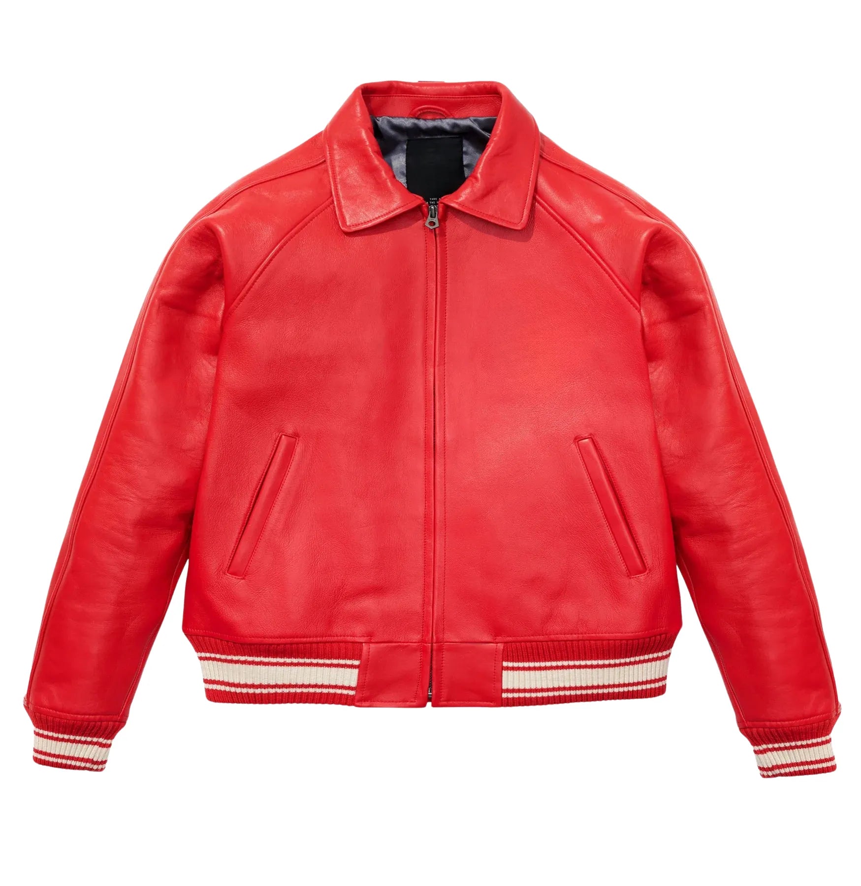 SKS Wholesales® Wholesale Avirex Red Leather Jacket