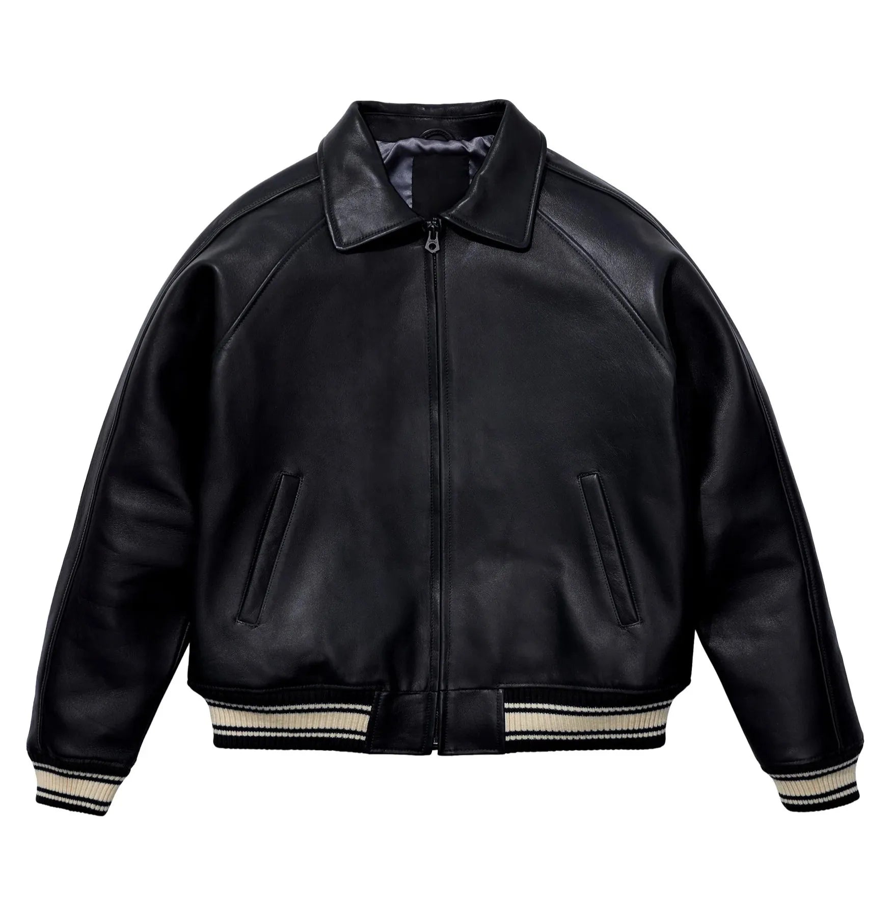Wholesale Avirex Black Leather Jacket