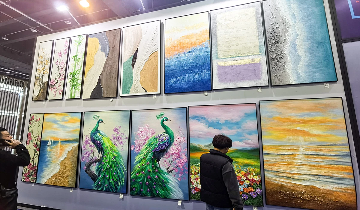 Yiwu Huimeng Household Supplies Co., Ltd. Handmade Oil Painting