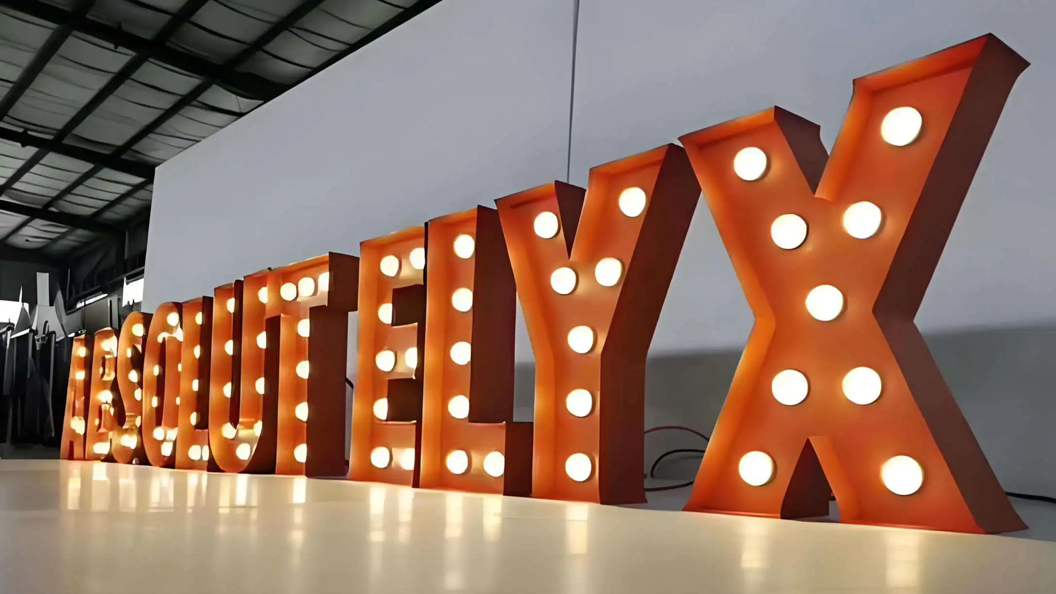 Luan Mingde Logo Co., Ltd. neon sign