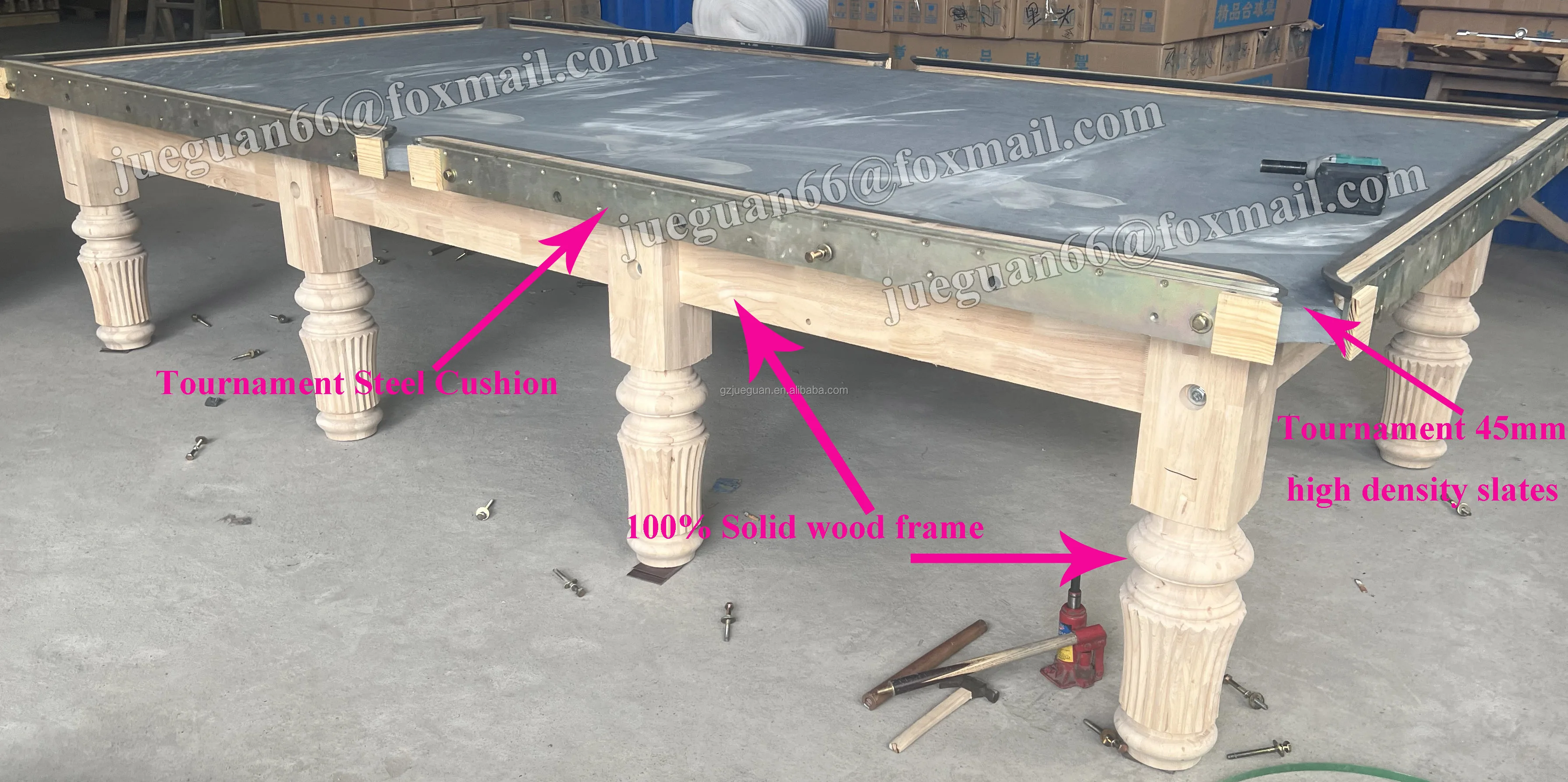 Guangzhou Jueguan Sporting Goods Co., Ltd. Snooker Table
