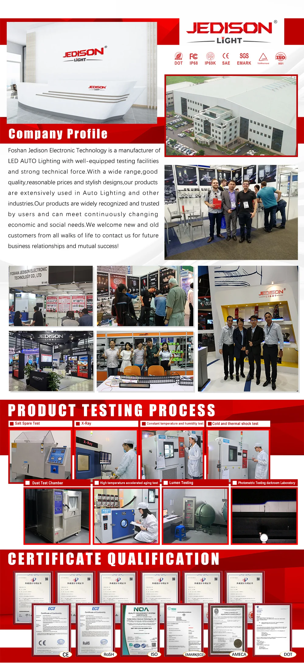 Foshan Jedison Electronic Technology Co., Ltd. LED Driving Light
