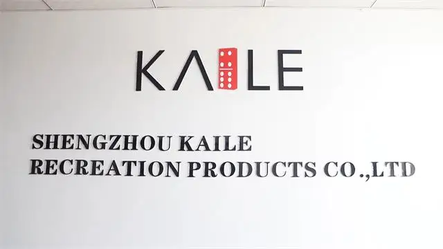 Shengzhou Kaile Recreation Products Co., Ltd. Dominoes