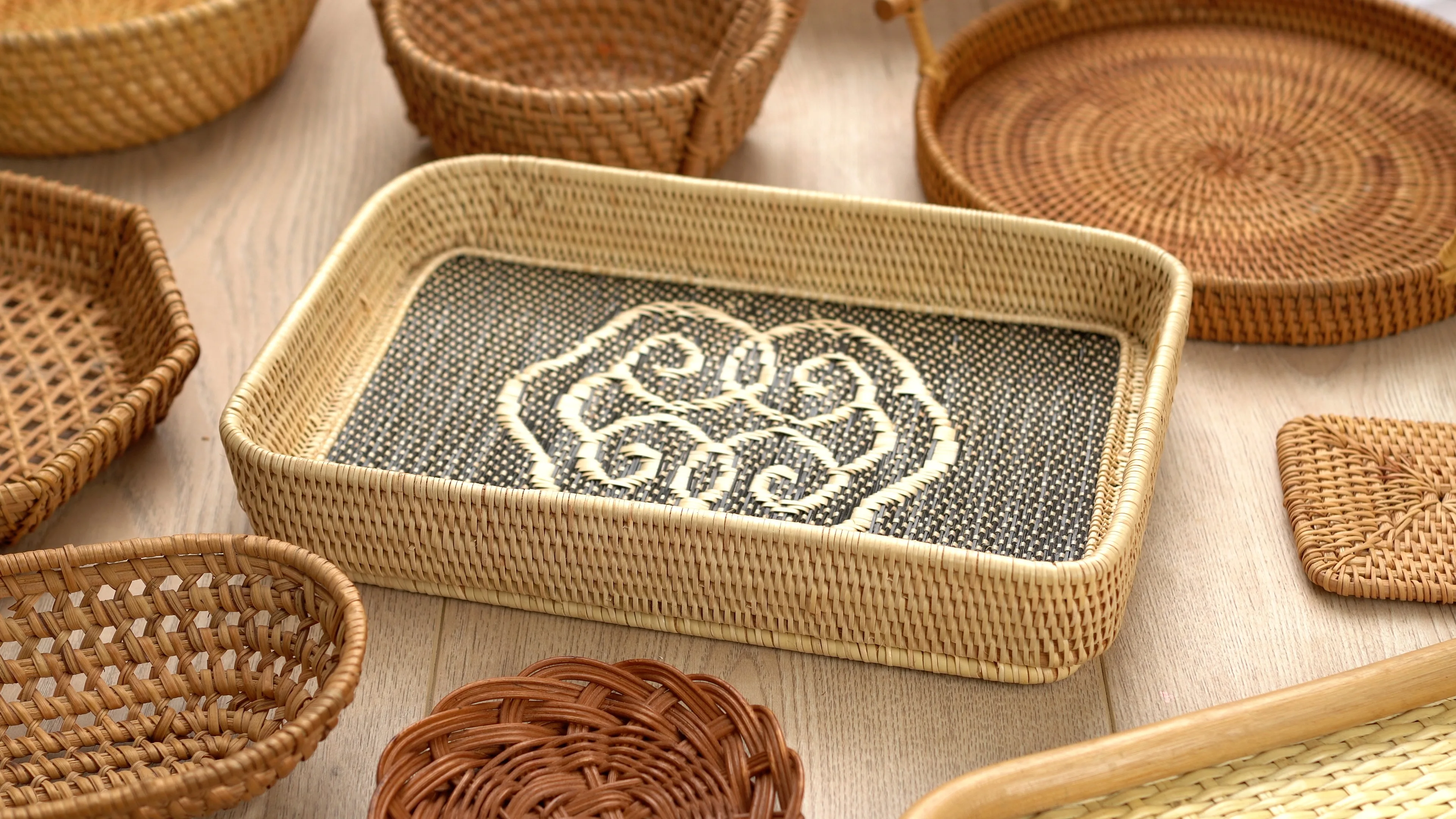 Vang Lung Bamboo Rattan Co., Ltd. Rattan Basket