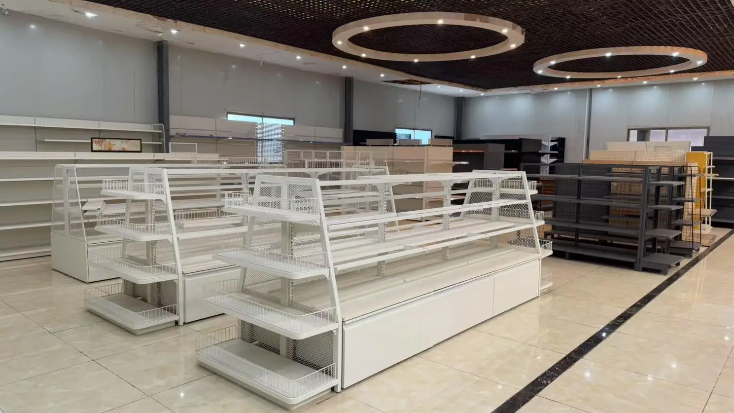 Foshan Nanhai Tegoje Shelf Hardware Products Co., Ltd. Supermarket Shelves