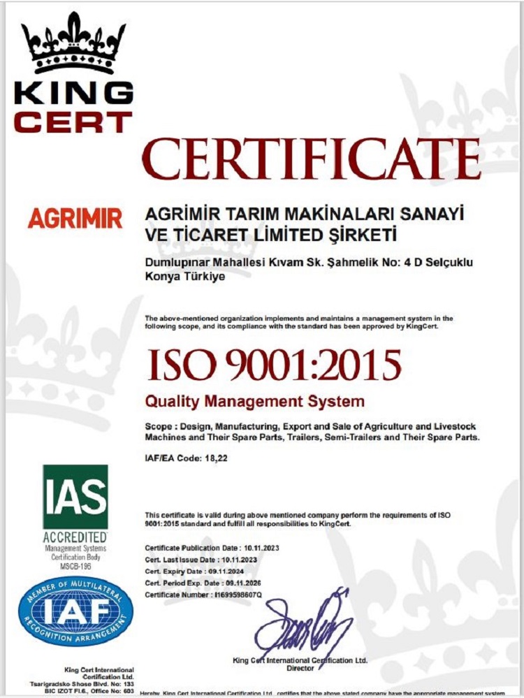Agrimir Tarim Makinalari San. Tic. Ltd. Sti. Seed Drills