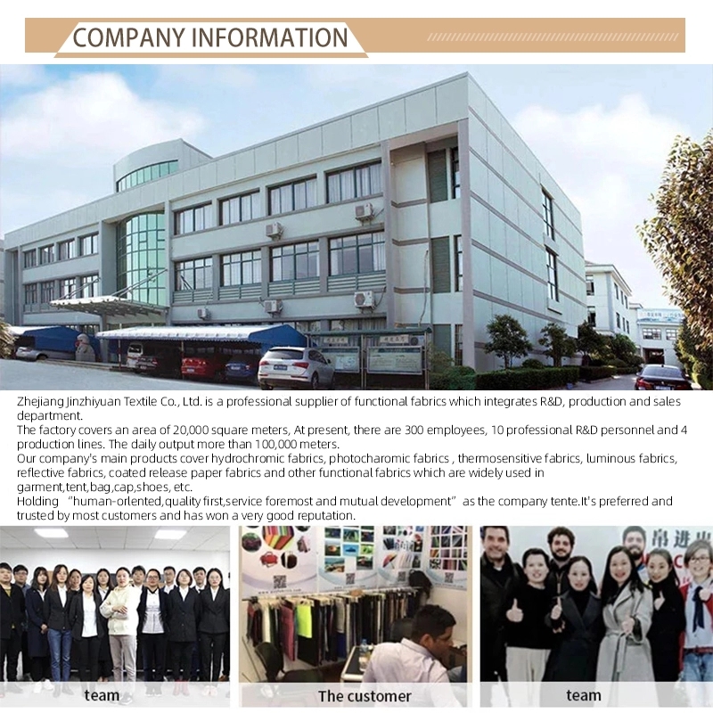 Zhejiang Jinzhiyuan Textile Co., Ltd. Thermochromic Fabric