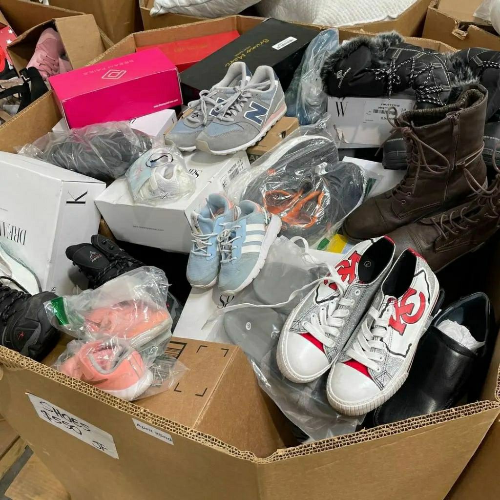 Global Wholesale Pallets Buy Mixed Shoes Pallets