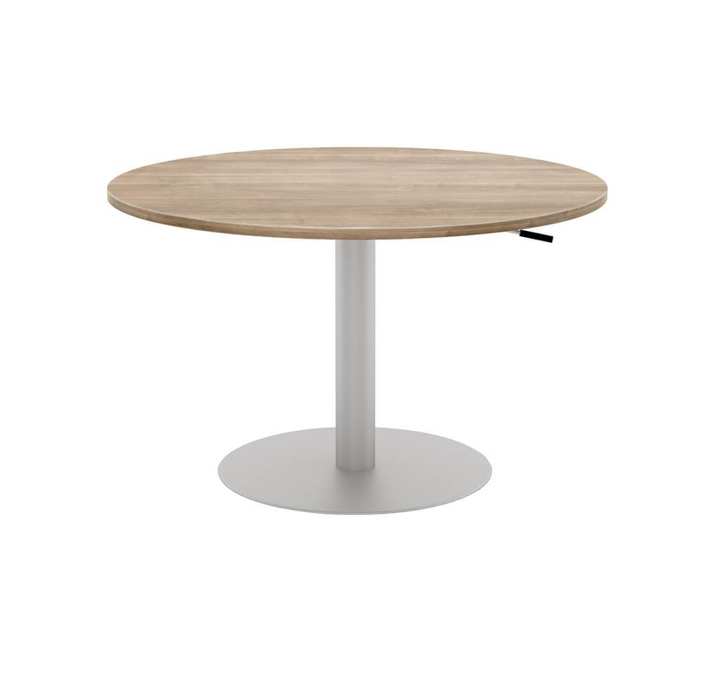 Office Furniture Scene Elite Sit and Stand Table 1200mm Diameter