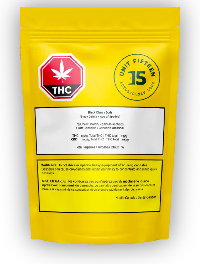 Unit 15 Black Cherry Soda