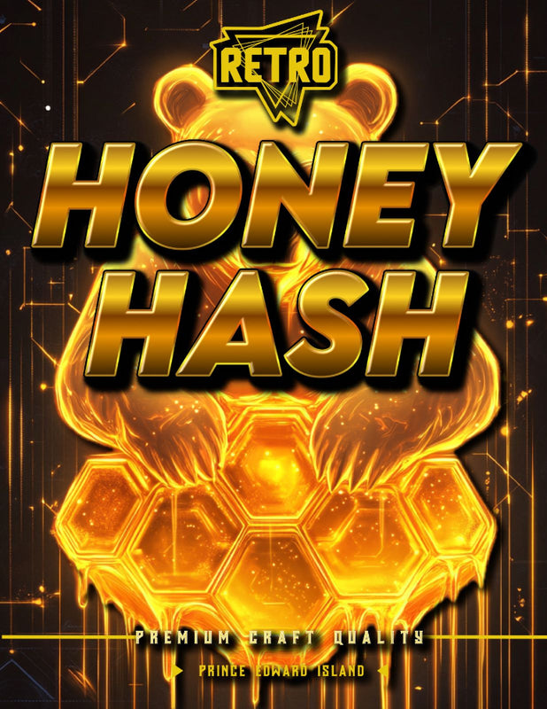 Retro Cannabis Honey Hash