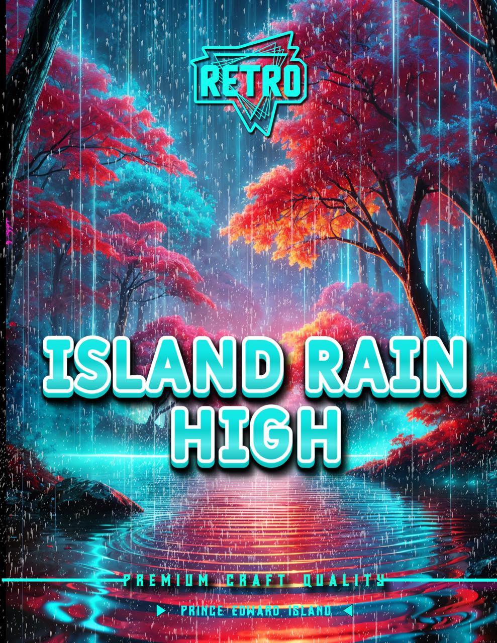Retro Cannabis Island Rain 100
