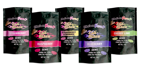 Cali-Blaze Edibles (200mg Gems)
