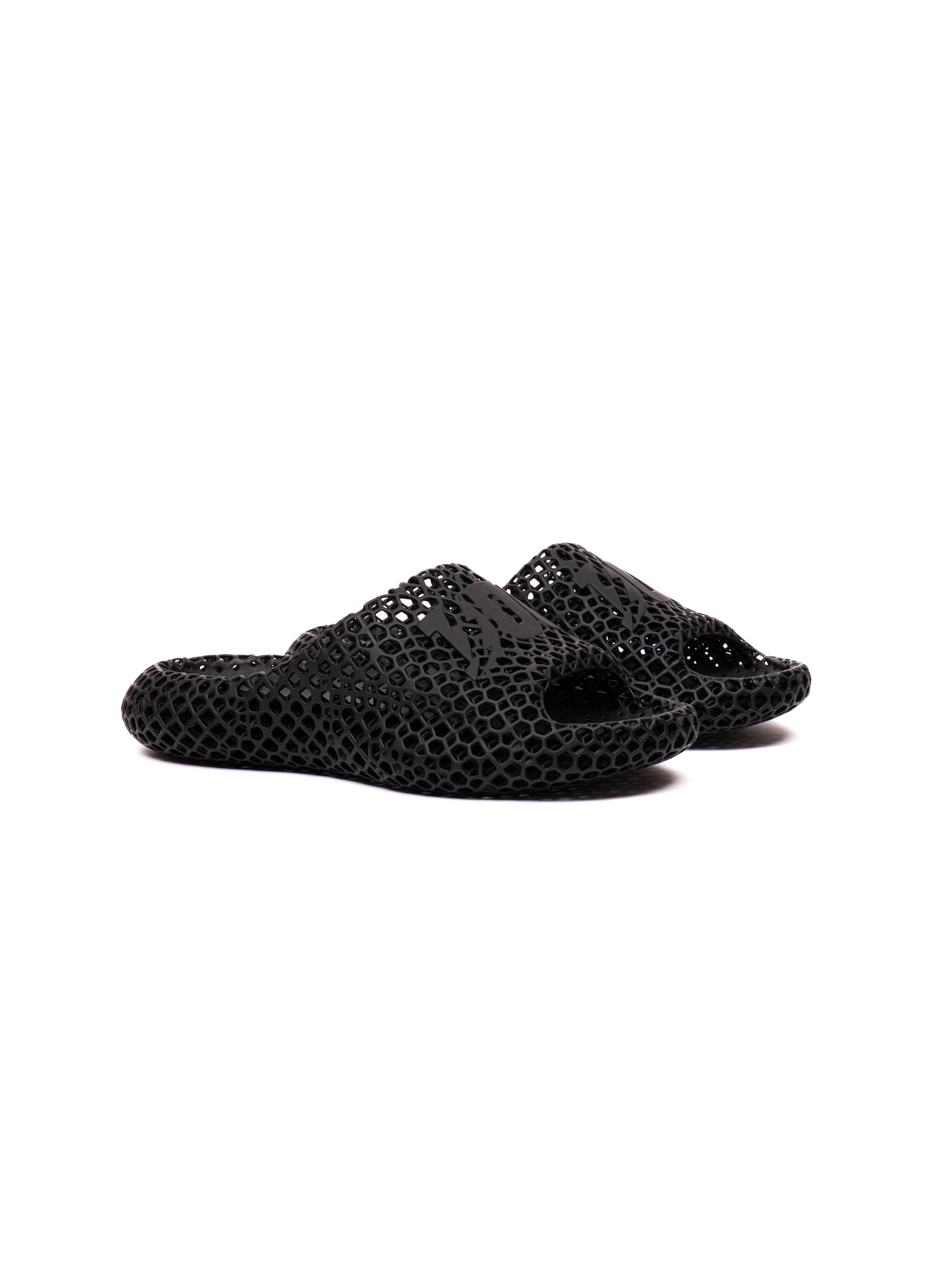 Doc Sneakers Super Pixel 3D Printed Recovery Sliders / Black