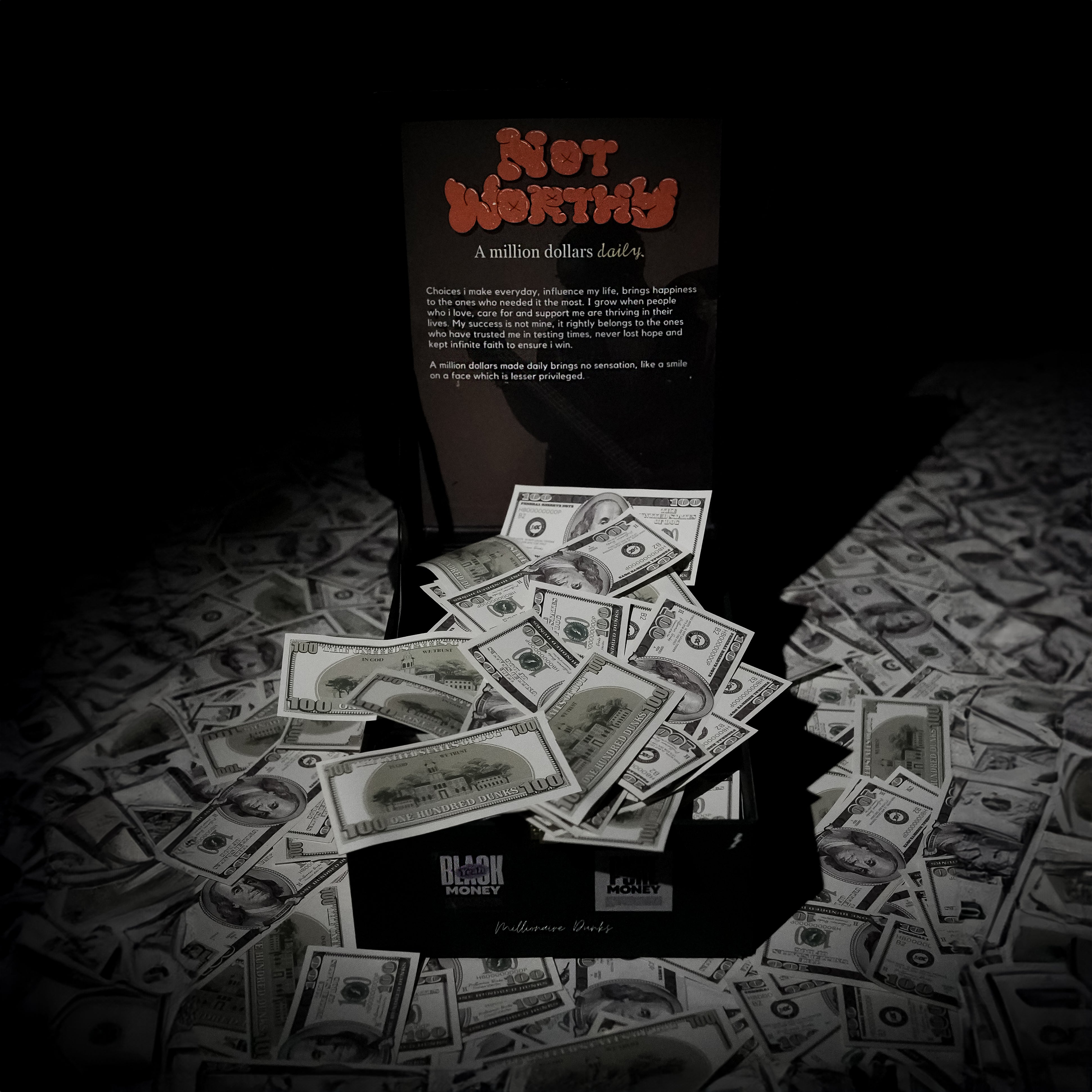 Doc Sneakers Millionaire Dunks / Black Money Limited Edition