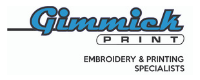 Gimmick Print and Embroidery Company logo