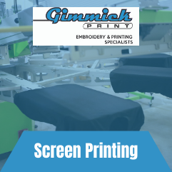 Gimmick Print and Embroidery Company Screen Printing
